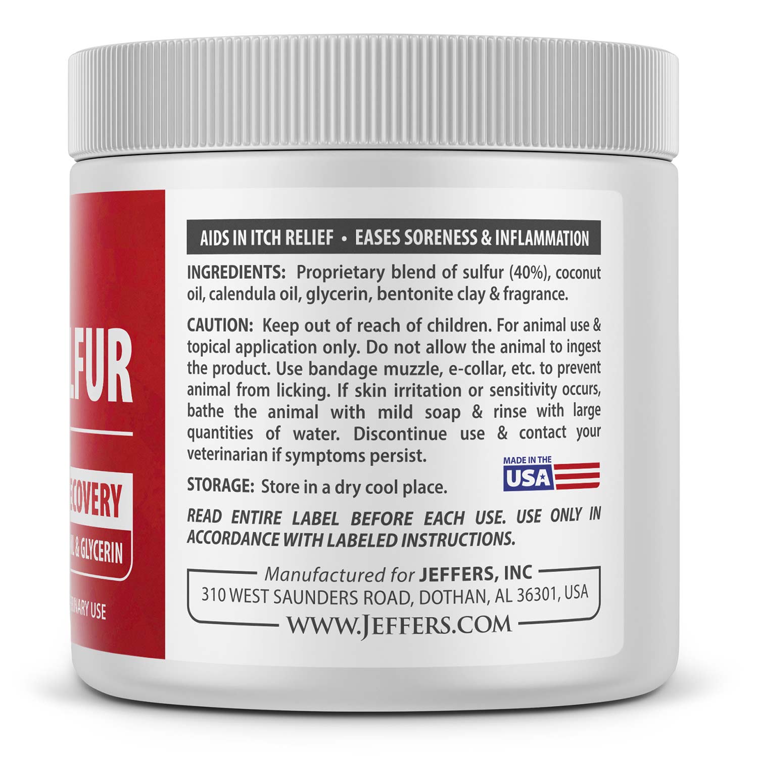 Jeffers Super-Sulfur Skin &amp; Wound Healing Paste for Pets, Horses, &amp; Livestock
