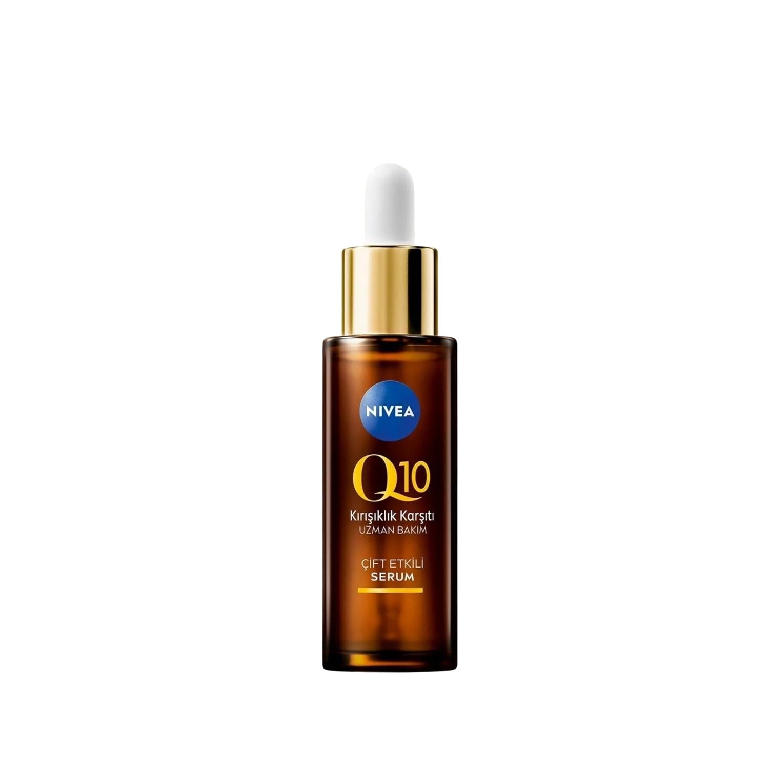 Nivea Nivea Q10 Anti-Wrinkle Serum, 30ml - Dual-Action Anti-Aging Skincare for Reduced Wrinkles &amp; Fine Lines