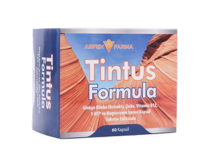 Tintus Formula Dietary Supplement - Ginkgo Biloba, Zinc, Vitamin B12 - 60 Capsules for Cognitive &amp; Immune Support