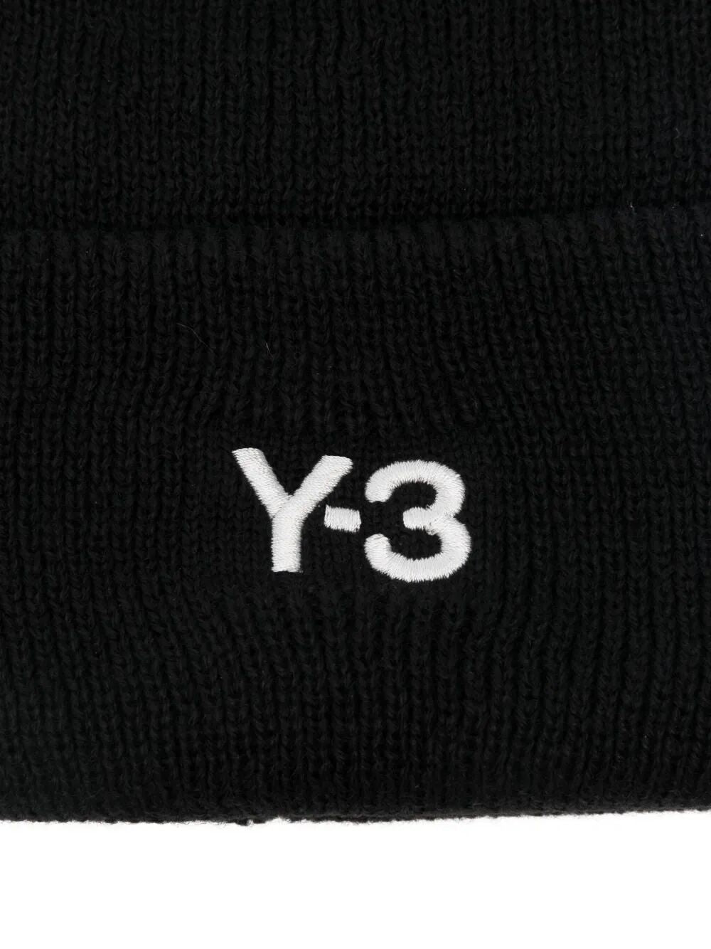 Y-3 Wool Blend Knit Beanie