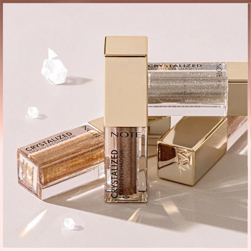 Note Cosmetique Crystalized Liquid Eyeshadow in 10 Sand Whisper