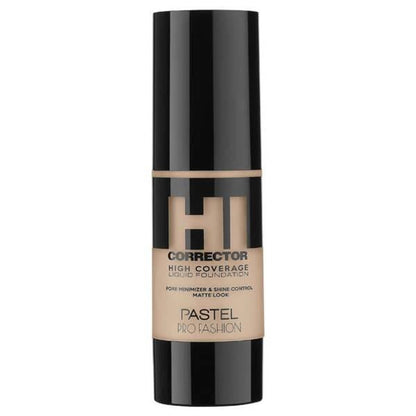 Pastel High Coverage Liquid Foundation: Flawless Matte Finish, Imperfection Concealer - Long Lasting Full Coverage Makeup