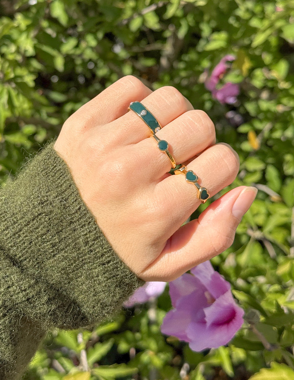 Jade Ring Set