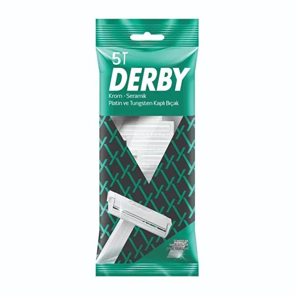 Derby Single Blade Disposable Razors - 5-Pack for Sensitive Skin - Smooth, Comfortable Men&
