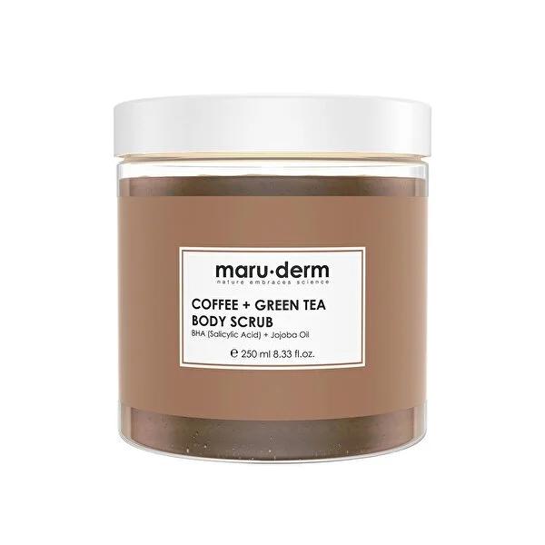 Maruderm Coffee &amp; Green Tea Body Scrub - Exfoliating &amp; Nourishing 8.45 fl oz