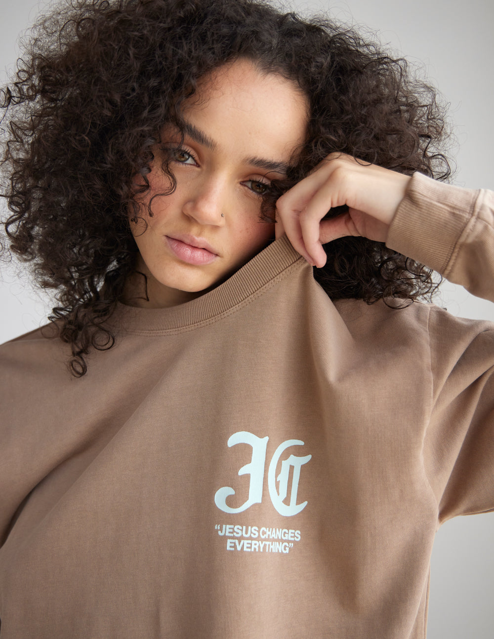 Jesus Changes Everything LS Heavyweight Tee