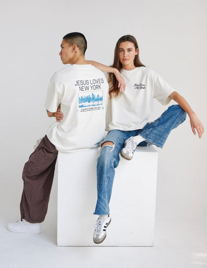 Jesus Loves New York Heavyweight Tee