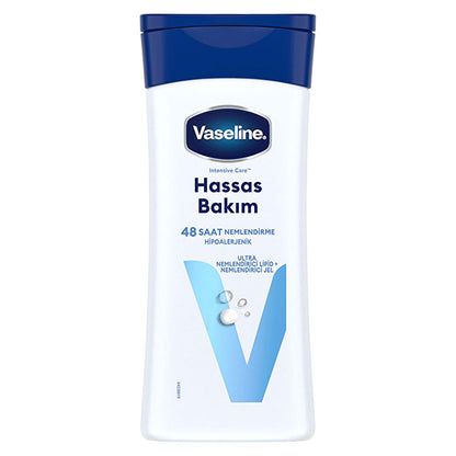 Vaseline Body Lotion for Dry and Sensitive Skin - 48 Hour Hydration, Hypoallergenic &amp; Dermatologically Tested