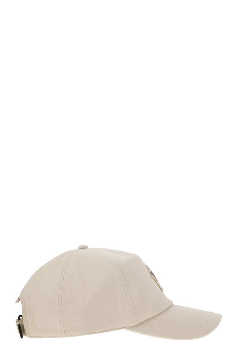 MONCLER GRENOBLE Cotton Gabardine Baseball Cap for Men