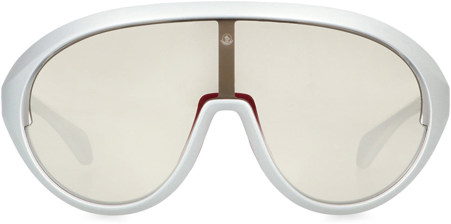 MONCLER Oval Contrast Sunglasses - 136 MM Lens Size