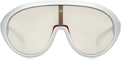MONCLER Oval Contrast Sunglasses - 136 MM Lens Size