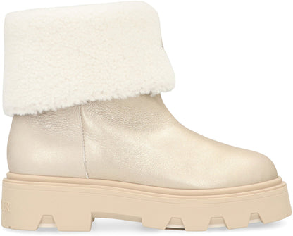 MONCLER Shearling Winter Boots