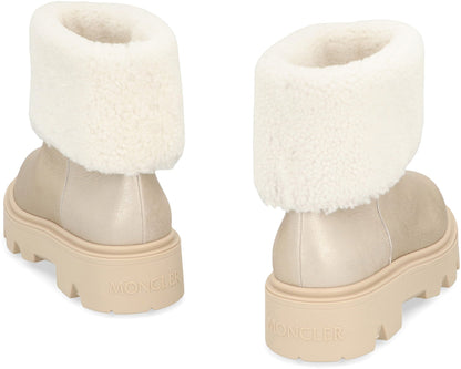 MONCLER Shearling Winter Boots