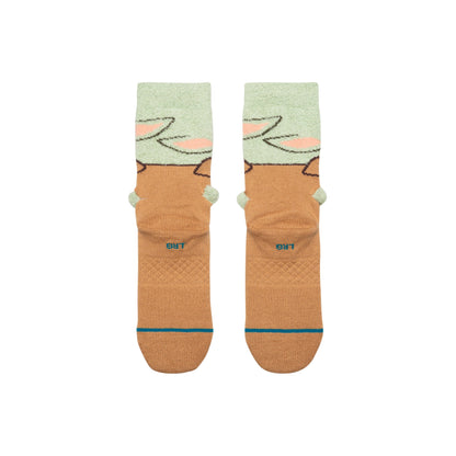 Stance X Star Wars Kids Poly Fuzzy Crew Socks - Grogu Hungry