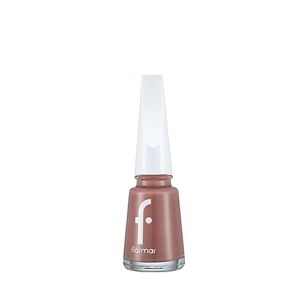 Flormar Long-Lasting Nail Enamel with Magnesium, Calcium, and Sulfur - Vibrant Color &amp; Nail Care