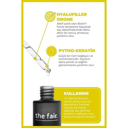 the fair. Drone-Targeted Hair Keratin Serum for Nourished &amp; Strengthened Hair - 50 ml