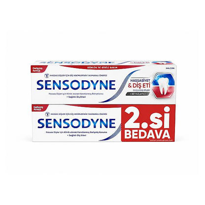 Sensodyne Sensitivity &amp; Gum Plus Whitening Toothpaste 2x75ml