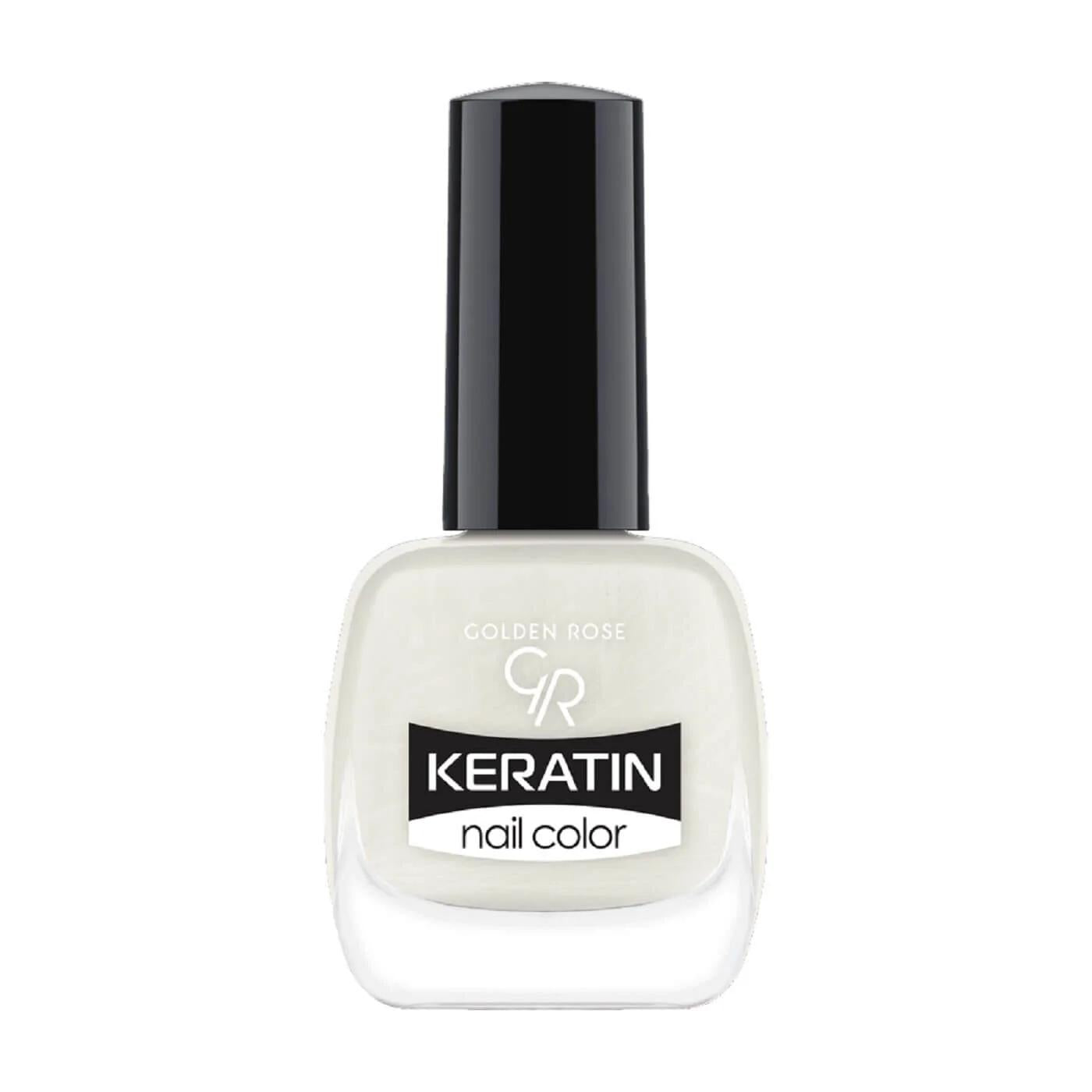 Golden Rose Keratin Nail Polish - Long Lasting, Cruelty-Free &amp; Paraben-Free Nail Color - 01
