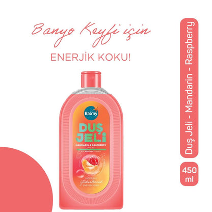 Balmy Mandarin &amp; Raspberry Shower Gel for Fresh Skin 450 ml