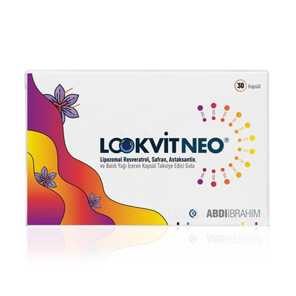 Lookvitneo Dietary Supplement with Resveratrol, Saffron, Astaxanthin &amp; Fish Oil - 30 Capsules