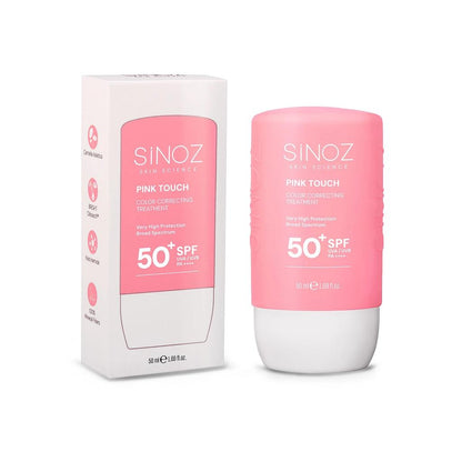 Sinoz Pink Touch Tone-Evening Pink Sunscreen SPF50+ 50ml