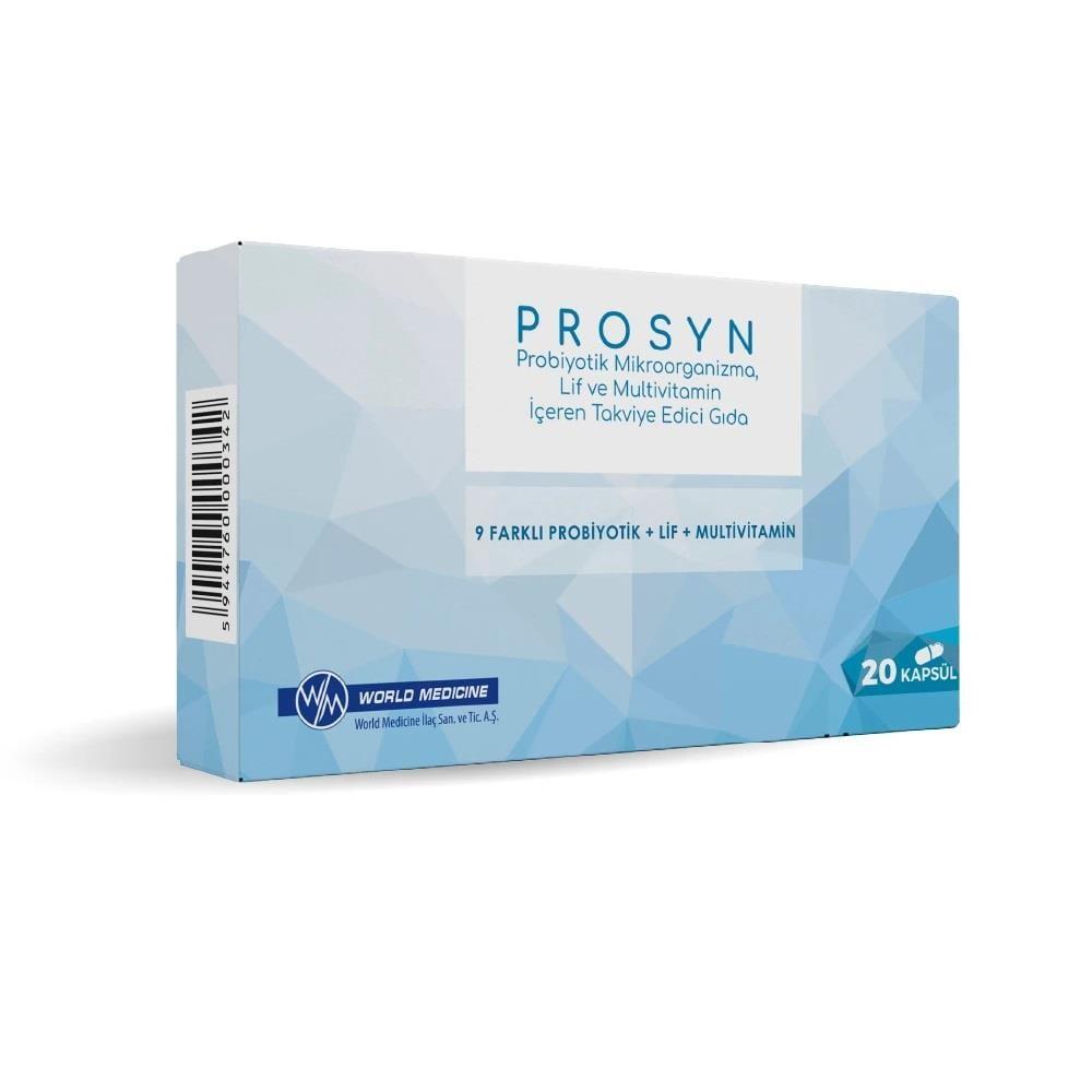 Prosyn Probiotic Supplement with 9 Strains &amp; Multivitamin - Supports Digestive Health &amp; Immune System