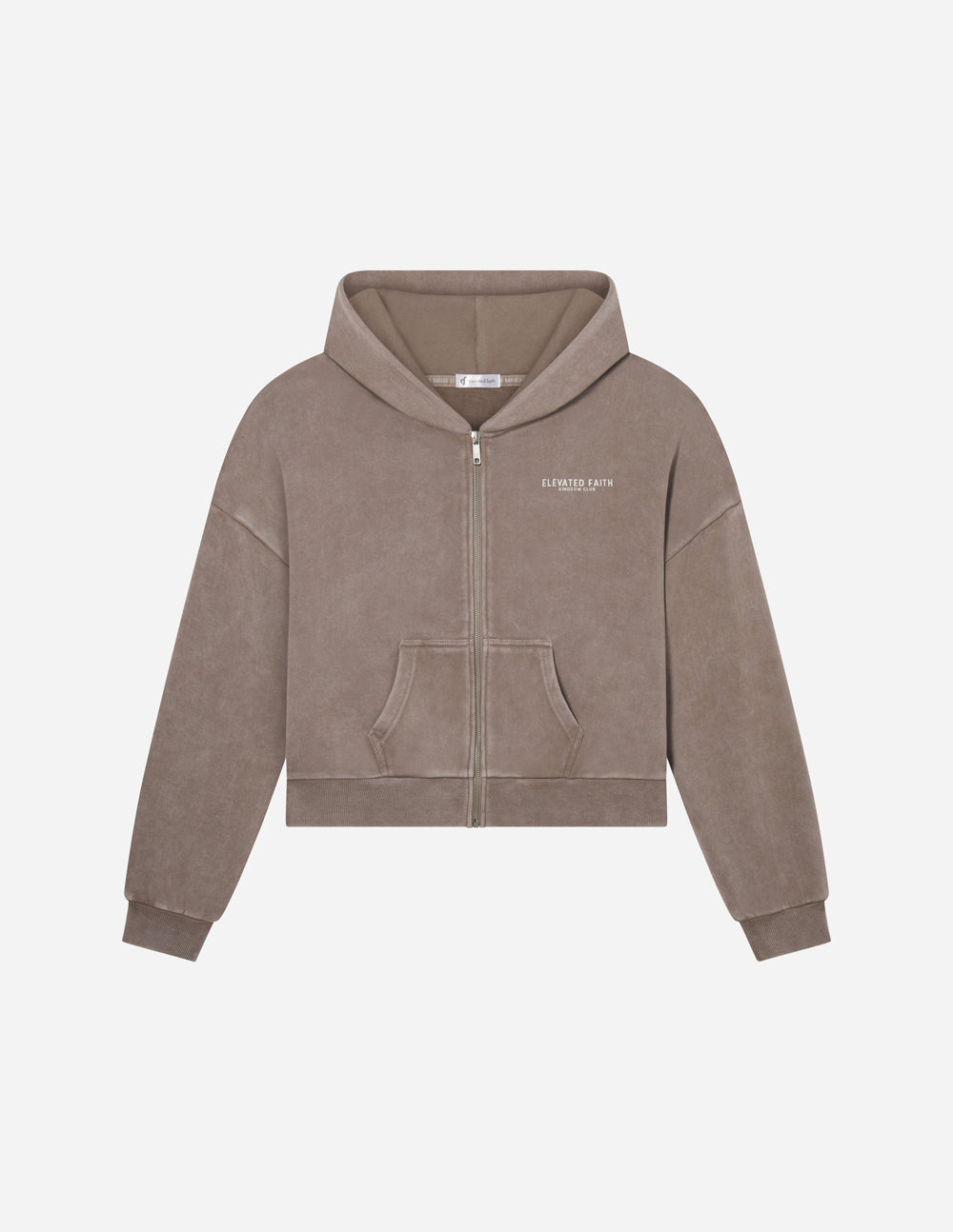 Kingdom Club Brown Full-Zip Hoodie