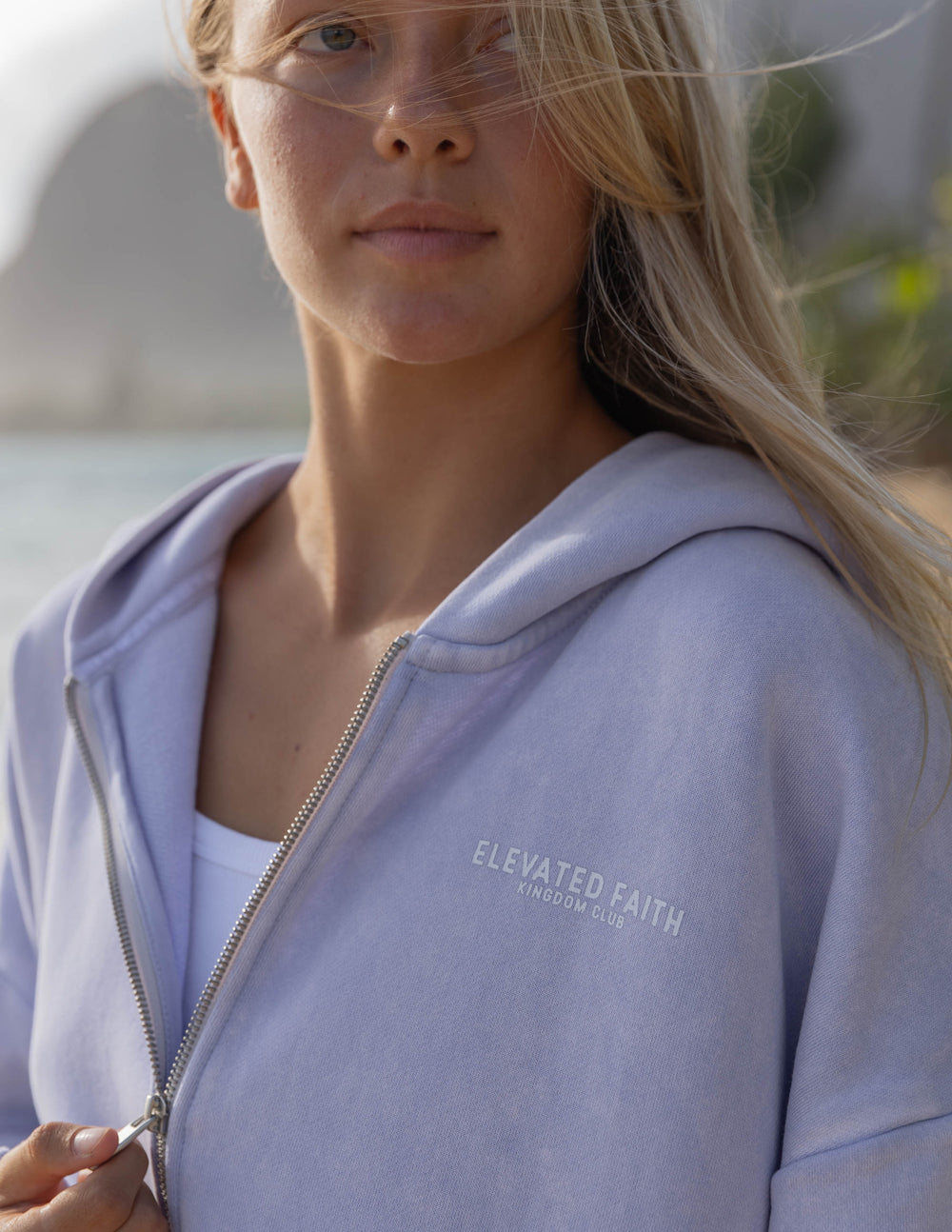 Kingdom Club Lavender Full-Zip Hoodie
