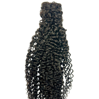 Kinky Curly 100% Human Hair Ponytail Extension