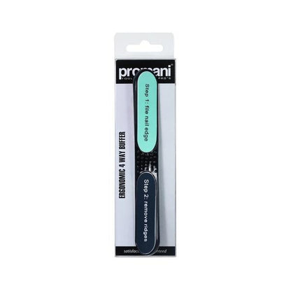 Promani Ergonomic 4-Way Nail Buffer &amp; Shine File
