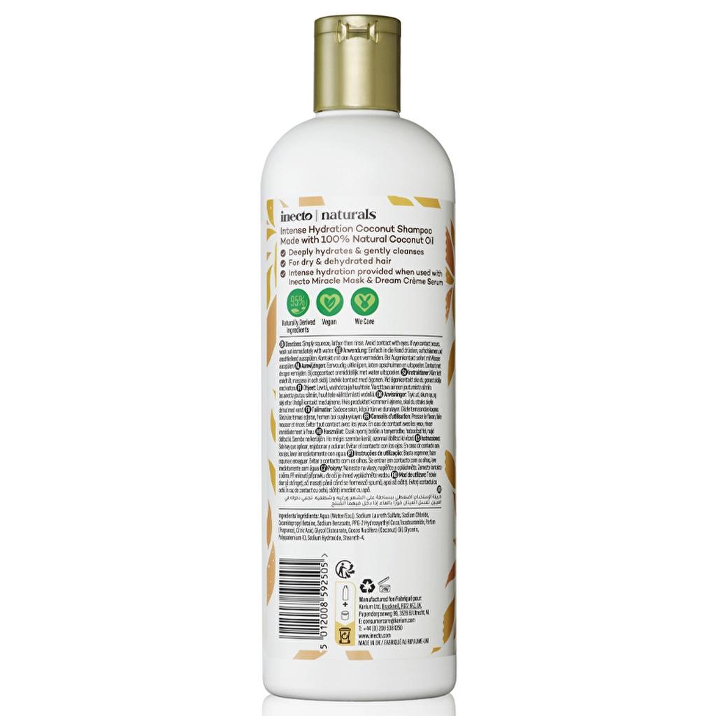 Inecto Coconut Oil Hydrating Shampoo for Dry Hair 500ml