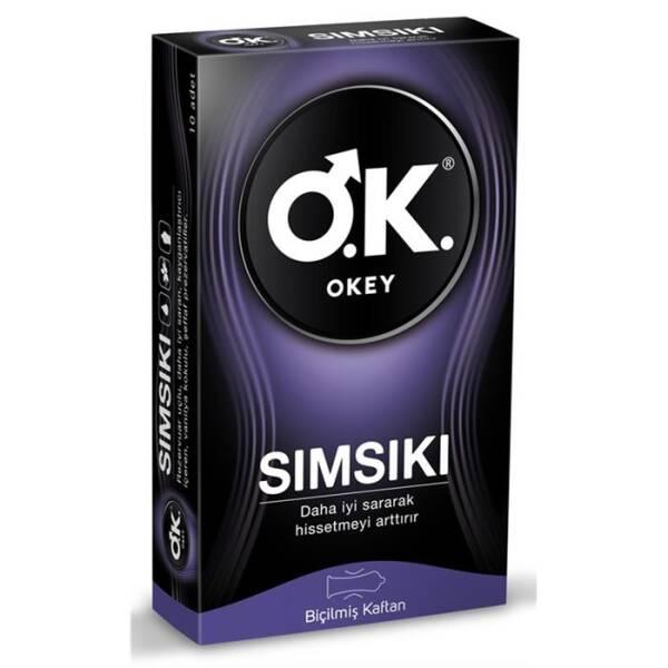 Okey Tight Fit Condoms - Snug &amp; Comfortable Protection, Pack of 10