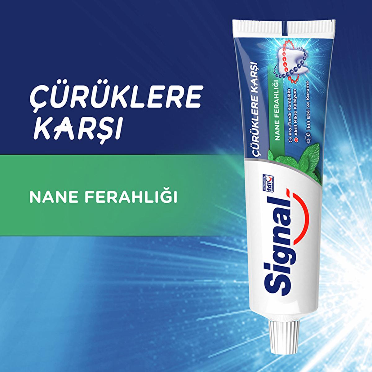 Signal Anti-Cavity Toothpaste with Pro-Fluoride Complex &amp; Long-Lasting Freshness - 3.38 fl oz