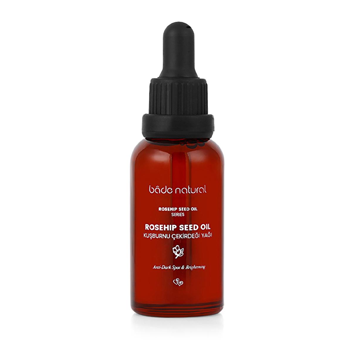 Bade Natural Rosehip Seed Oil: Cold-Pressed, Anti-Aging, Skin Brightening Face Oil | Vitamin C, Blemish &amp; Hyperpigmentation Treatment