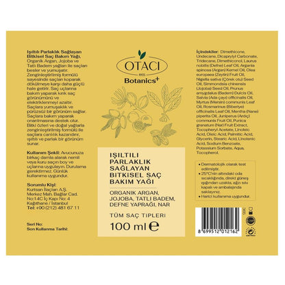 Otaci Botanics Radiant Shine Herbal Hair Oil 100 ml