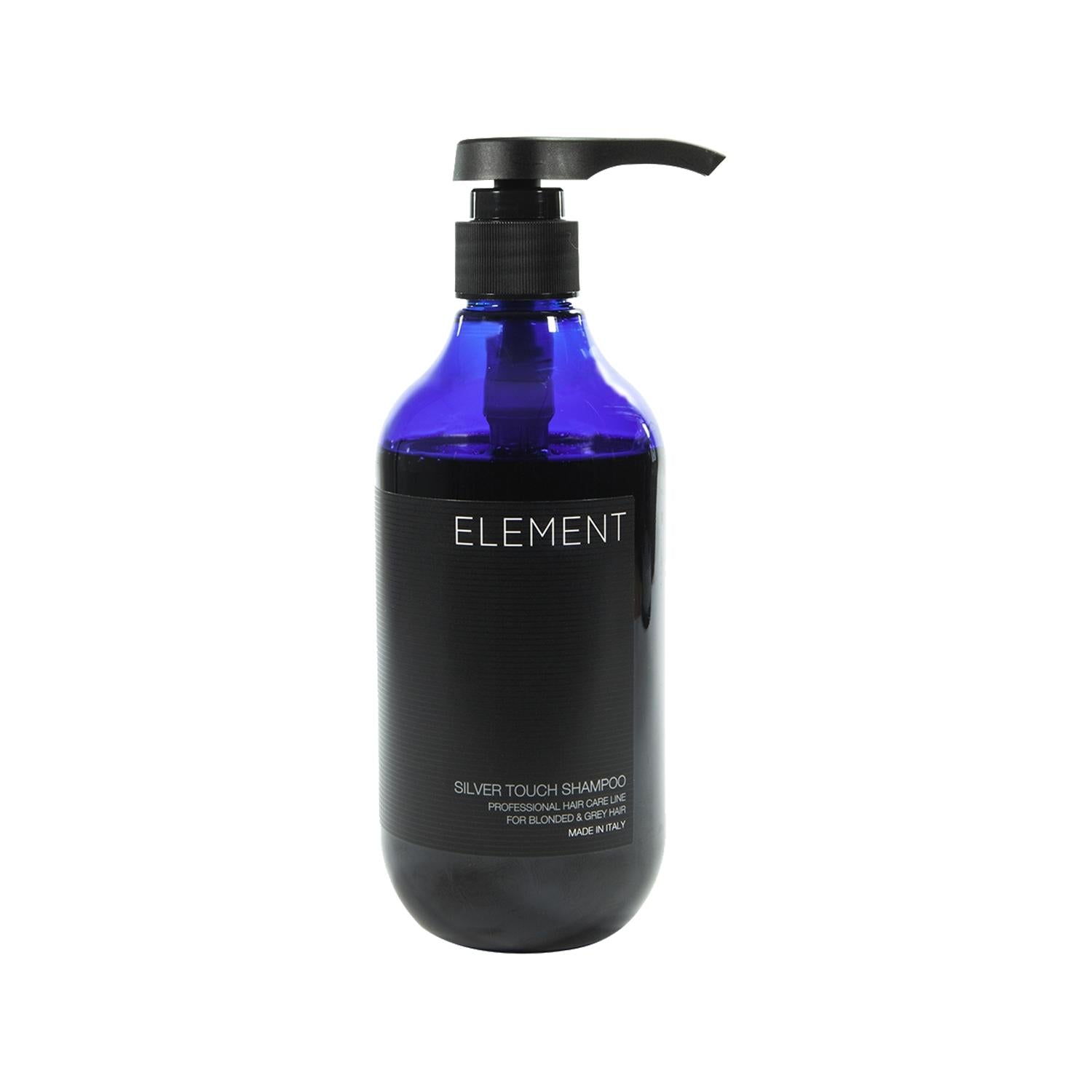 Element Silver Touch Shampoo 1000ml - Large Capacity, Antibacterial Hair Care for Individuals Seeking Quality Shampoo