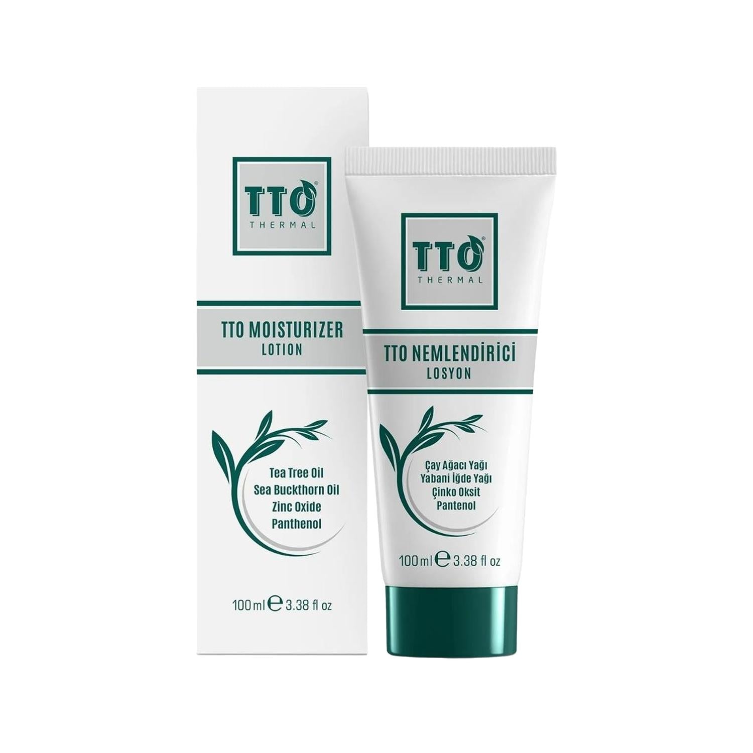 TTO Thermal Moisturizing Lotion - 100ml Hydrating Skincare for Dry &amp; Sensitive Skin
