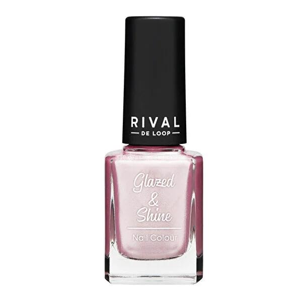 Rival de Loop Glazed &amp; Shine Nail Polish: High-Pigment, Long-Lasting Metallic Nail Color for a Trendy, Glazed Look