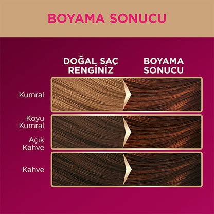 Palette Deluxe Warm Chocolate Hair Dye 5-60 - Long-Lasting, Nourishing Hair Color