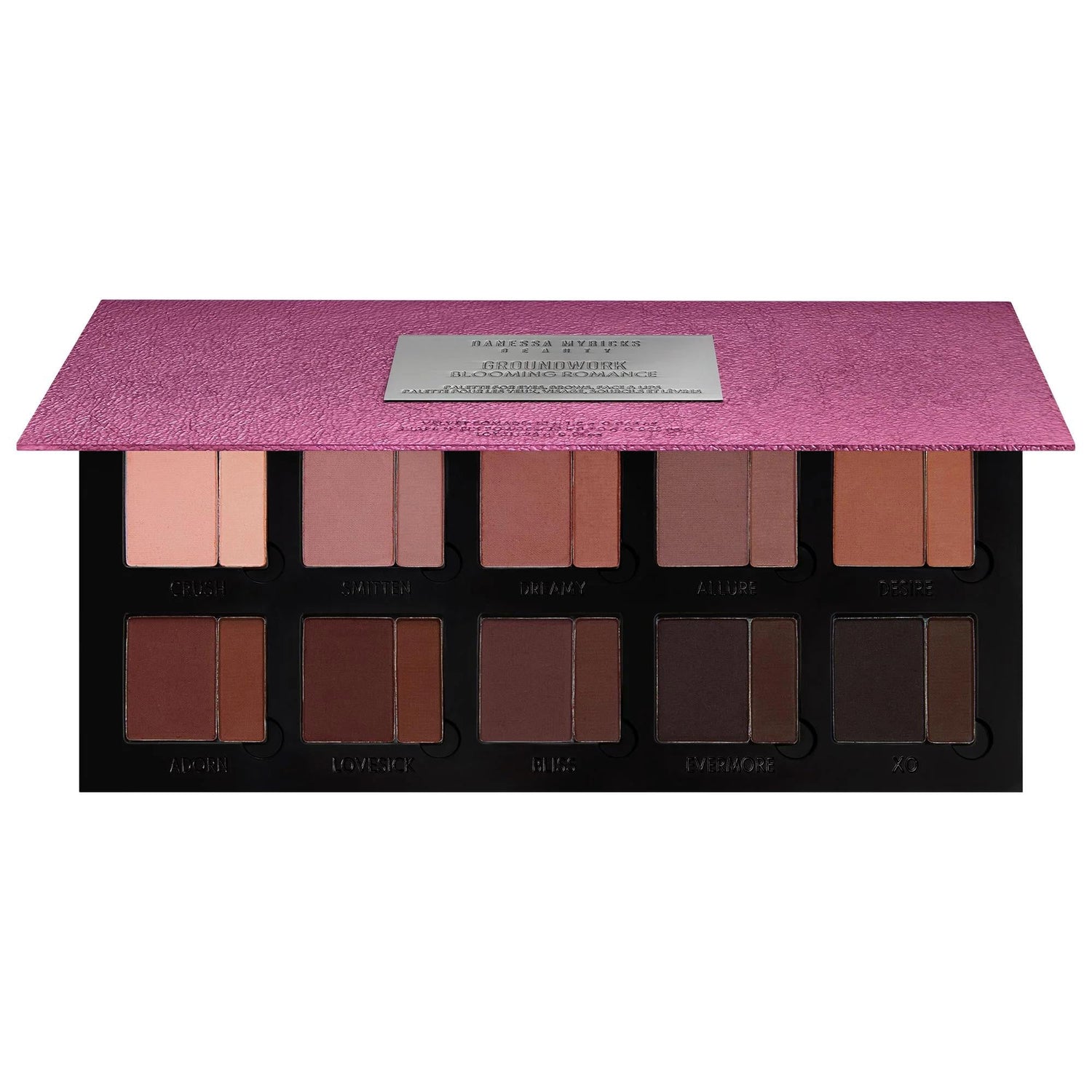 Groundwork Multi-use Makeup Palette - Talc-Free, Cruelty-Free Beauty Product for Eyes, Brows, Face &amp; Lips