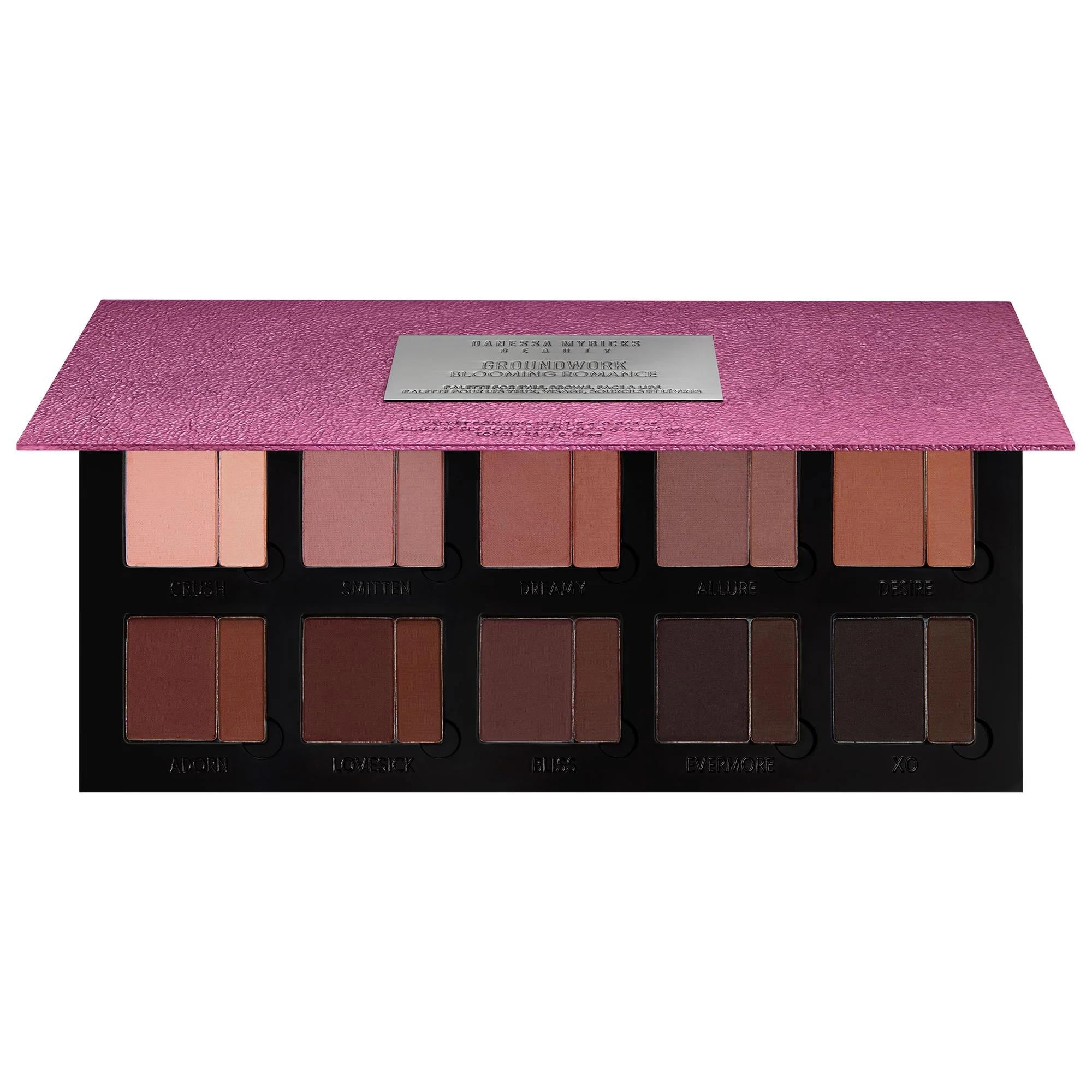 Groundwork Multi-use Makeup Palette - Talc-Free, Cruelty-Free Beauty Product for Eyes, Brows, Face &amp; Lips