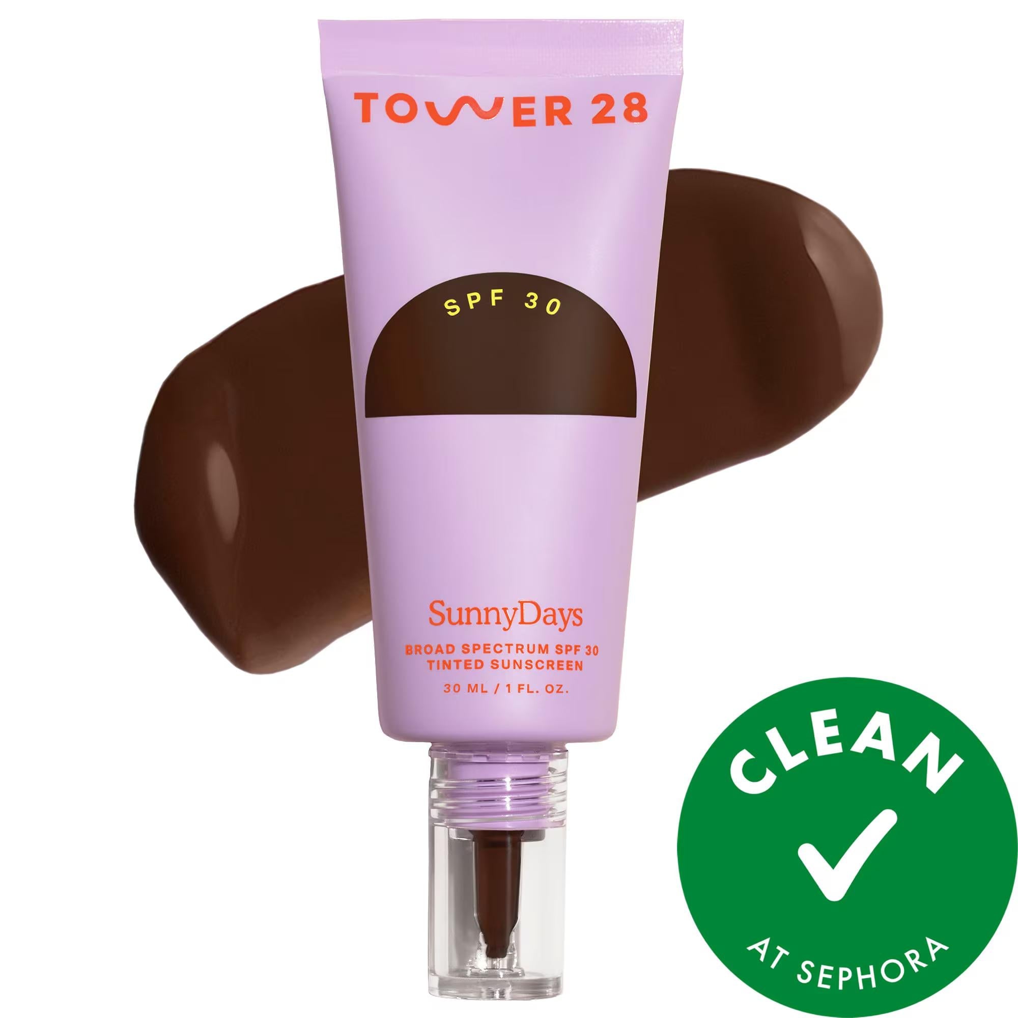 SunnyDays SPF 30 Tinted Sunscreen Foundation - Natural Finish, Vegan &amp; Cruelty-Free