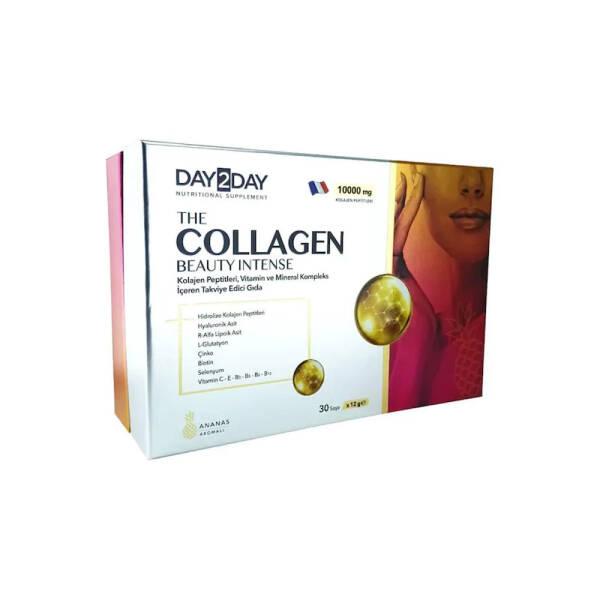 Day2Day Collagen Supplement - Age-Defying Beauty Powder with Hyaluronic Acid &amp; Glutathione