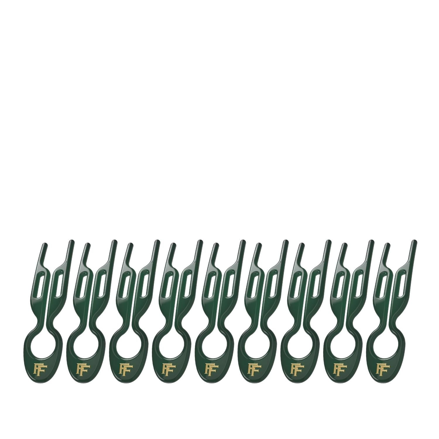 Fiona Franchimon No. 1 Hairpins Emerald Green 9 Count