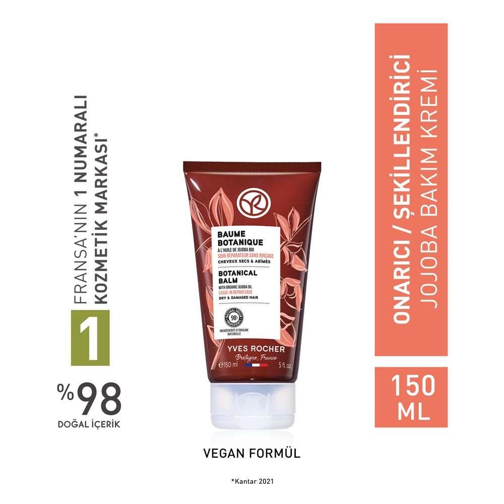 Jojoba Hair Care Cream by Baume Botanique - Repairing, Nourishing &amp; Styling Hair Treatment