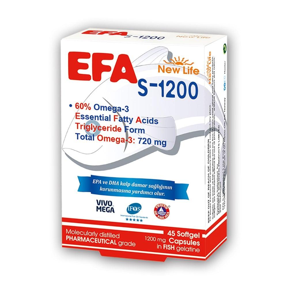 New Life Omega-3 Fish Oil - 45 Capsules - High Purity EPA &amp; DHA