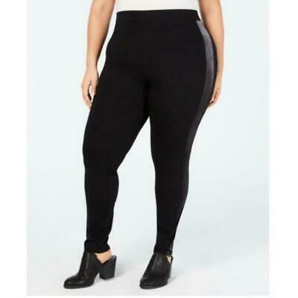 Style &amp; Co. Womens Plus Mid Rise Comfort Waist Leggings