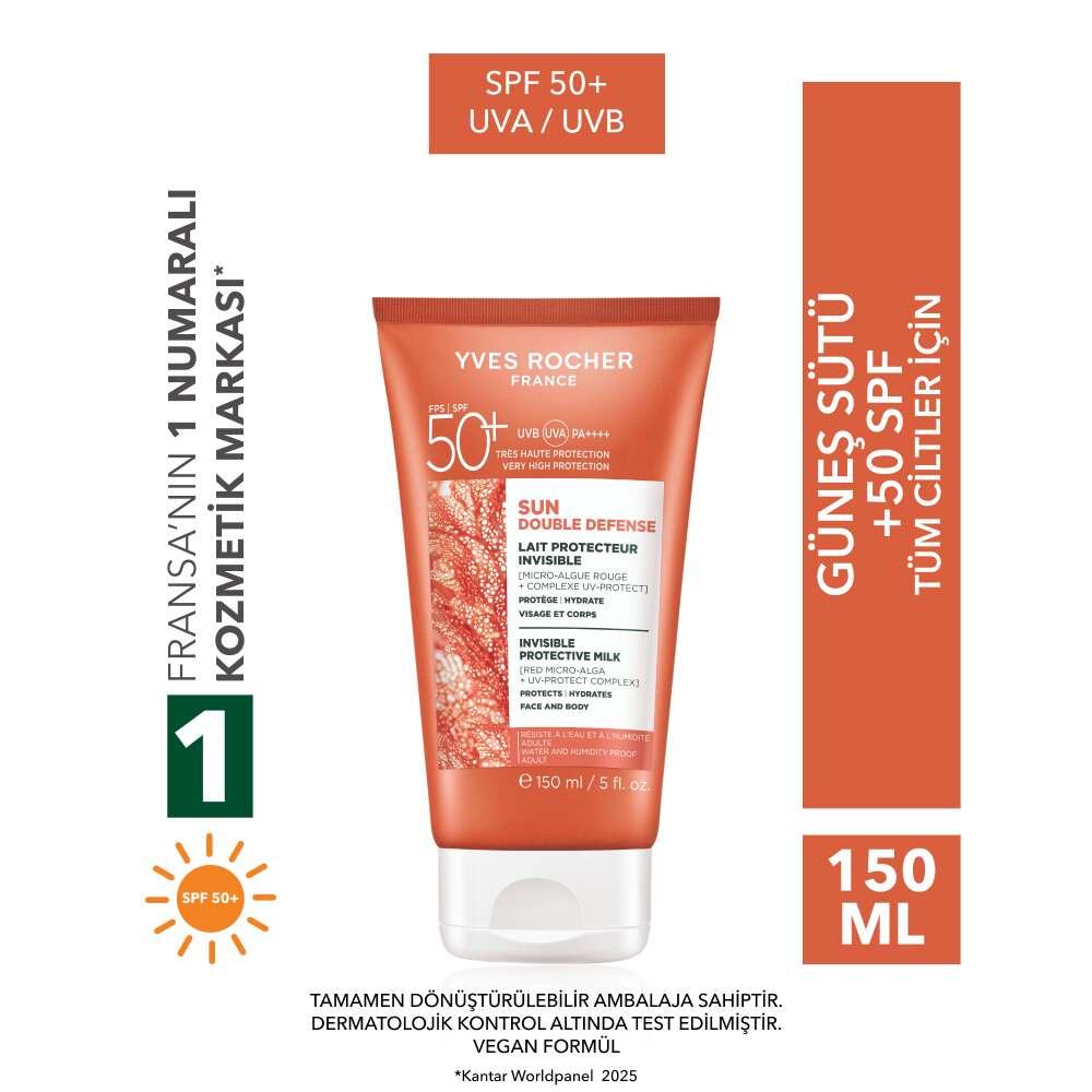 Sun Double Defense SPF 50+ Face &amp; Body Sun Lotion Hydrating