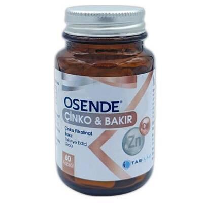 Osende Zinc Copper Supplement - Enhanced Absorption Zinc Picolinate for Immune Support &amp; Mineral Balance - 60 Capsules