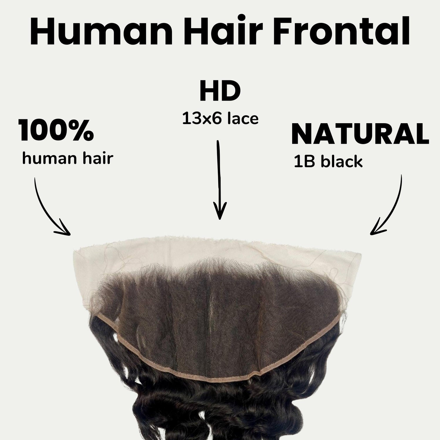 Loose Wave 13x6 HD Lace Human Hair Frontal